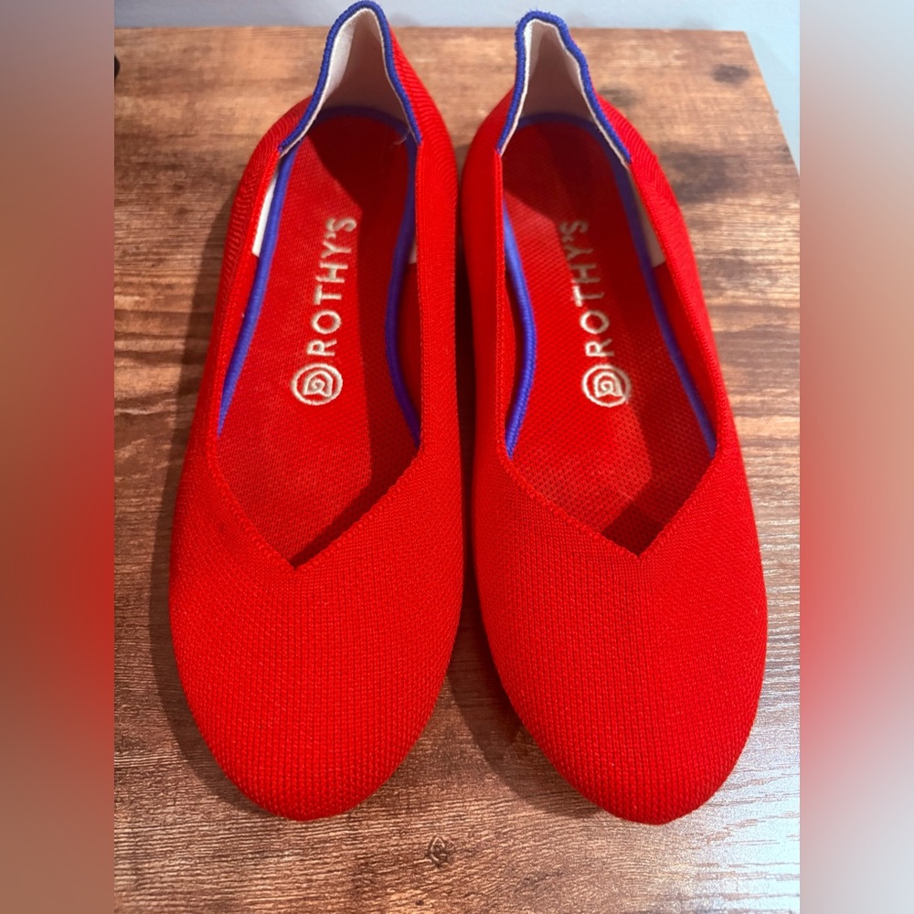 Rothy's Red Flats
